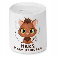Skarbonki - Skarbonka 330 ml Dla Maksa Syna Dziecka Prezent z Nadrukiem ze Zdjęciem - miniaturka - grafika 1