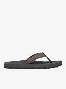 Japonki Teva ReFlip Leather - dark gull grey - Klapki i japonki damskie - miniaturka - grafika 1