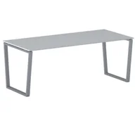 Stoły i stoliki do biura - B2B Partner Stół konferencyjny IMPRESS 2000 x 900 x 750 mm, szary 499151 - miniaturka - grafika 1