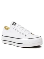 Trampki męskie - Converse Trampki Ctas Lift Ox 560251C Biały - miniaturka - grafika 1