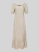 Sukienki - Sukienka midi z prostokątnym dekoltem model ‘MYMILO’ - miniaturka - grafika 1