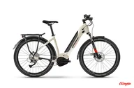 Rowery elektryczne - Haibike Trekking 4 Low 27,5 cala Biały 2022 - miniaturka - grafika 1