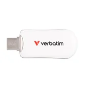 Pendrive - Verbatim 30228 64 GB USB Type-C 3.2 Gen 1 (3.1 Gen 1) Biały 30228 - miniaturka - grafika 1