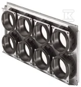 Akcesoria do wentylacji i klimatyzacji - Płyta montażowa CW-M 420 - 8 x 90/P - miniaturka - grafika 1