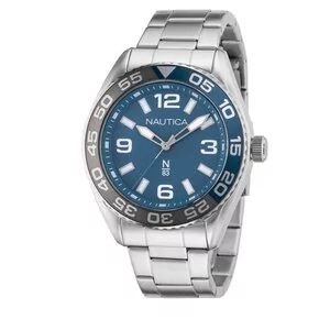 Zegarek Zegarek Nautica NAPFWS307 Silver/Blue - Zegarki męskie - miniaturka - grafika 1