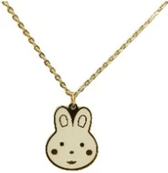 Biżuteria dla dzieci - Naszyjnik Bunny Złoty Pastelowy Króliczek dla Dziewczynki Emalia Stal 316L Prezent - miniaturka - grafika 1