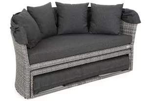 Sofa ogrodowa z baldachimem Sydney Light Grey / Grey Melange - Sofy ogrodowe - miniaturka - grafika 7