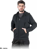 Odzież robocza - R.E.I.S. SMOKER - bluza ochronna rozpinana z kapturem - czarny 2XL - miniaturka - grafika 1