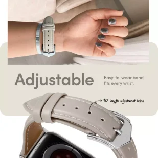 Spigen cyrill kajuk apple watch 4 / 5 / 6 / 7 / 8 / se (40 / 41 mm) cream - Akcesoria do smartwatchy - miniaturka - grafika 12
