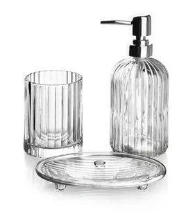 ARI Komplet Łazienkowy 400ml srebrna pompka - Akcesoria łazienkowe - miniaturka - grafika 1