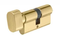 Zamki i wkładki - Wkładka bębenkowa Abus KE45MM 30g/35 z gałką mosiądz , kl.A, 3 klucze nacinane (blister) - miniaturka - grafika 1