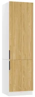 Szafki kuchenne - Słupek kuchenny 60 cm do przechowywania dąb olejowany L3-L65 - miniaturka - grafika 1