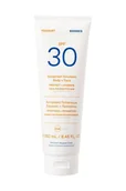 Balsamy i kremy do opalania - Korres Yoghurt Emulsja ochronna do ciała i twarzy SPF30 - miniaturka - grafika 1