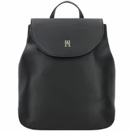 Plecaki - Tommy Hilfiger Hilfiger Staple Plecak 33.5 cm black - miniaturka - grafika 1