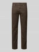 Spodnie męskie - Spodnie o kroju modern fit z 5 kieszeniami - miniaturka - grafika 1