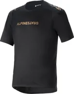 Koszulki męskie - Alpinestars Koszulka krótki rękaw ALPINESTARS A-ARIA POLARTEC SWITCH SS JERSEY, Black Rozmiar: M - miniaturka - grafika 1