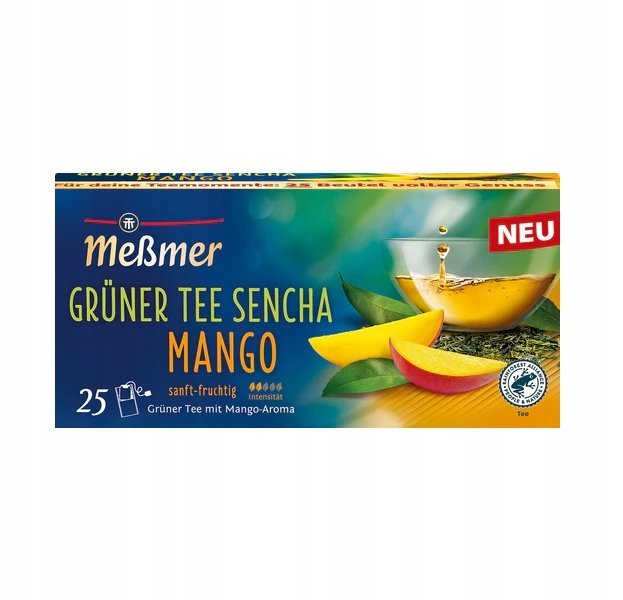 Herbata Messmer Zielona Sencha Mango z Niemiec