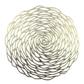 Obrusy i serwetki - Podkładka dekoracyjna na stół TALEA śr. 38 cm złoty - miniaturka - grafika 1