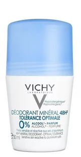 Vichy Dezodorant mineralny Optimal Tolerance 48H Roll-on 50ml - Dezodoranty i antyperspiranty dla kobiet - miniaturka - grafika 1