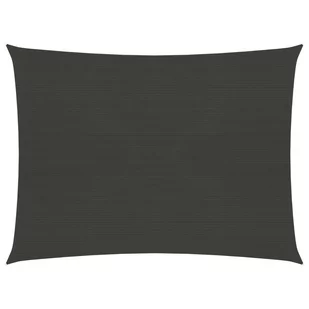 vidaXL Żagiel przeciwsłoneczny, 160 g/m, antracytowy, 2x2,5 m, HDPE vidaXL - Parasole ogrodowe - miniaturka - grafika 1