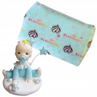 Dodatki do ciast w proszku - Lukier plastyczny masa cukrowa do dekoracji tortu kolor niebieski 100g - miniaturka - grafika 1