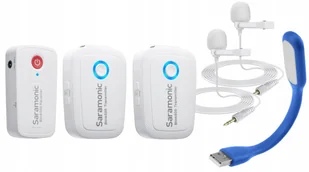 Saramonic Zestaw do bezprzewodowej transmisji dźwięku Blink500 B2W RX + TX + TX - Kamery cyfrowe - akcesoria - miniaturka - grafika 4