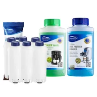 Akcesoria i części do ekspresów do kawy - Zestaw Delonghi - AL-S002 6szt, Uniwersalny Odkamieniacz 250ml, Latteo 250ml - miniaturka - grafika 1