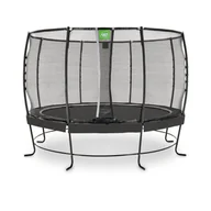 Trampoliny - Exit Trampolina ogrodowa Lotus Premium 366cm - Czarna - miniaturka - grafika 1
