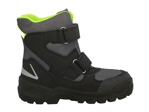 Lurchi 63L1033010 Black-Neon Yellow, 29 EU szerokie, Czarny neonowy żółty, 29 EU Larga