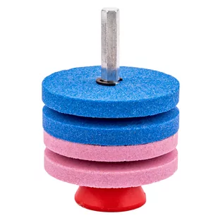 Ostrzałka do noży kosiarek podwójna na wiertarkę/wkrętarkę - Akcesoria do urządzeń ogrodniczych - miniaturka - grafika 4