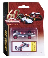 Samochody i pojazdy dla dzieci - MAJORETTE 60-LECIE WYŚCIGÓWKA FIRST EVER SREBRNY 1:64 - miniaturka - grafika 1