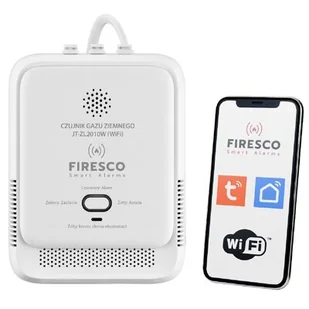 Czujnik gazu FIRESCO JT-ZL2010W - Systemy inteligentnych domów - miniaturka - grafika 1
