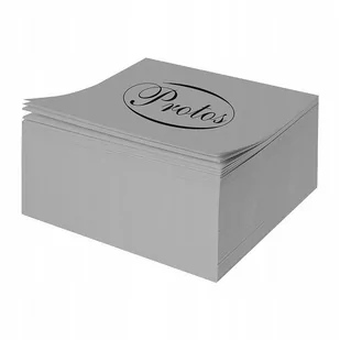 KOSTKA PAPIEROWA NIEKLEJONA ORIGAMI NOTES SZARY PROTOS - Etykiety samoprzylepne i bloki etykiet - miniaturka - grafika 1