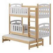 Łóżka dla dzieci i młodzieży - Łóżko piętrowe ZUZIA z wysuwem 200x90/190x90 - miniaturka - grafika 1