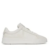 Sneakersy męskie - Sneakersy Tommy Hilfiger Court Best Tumbled Lth FM0FM05324 Écru - miniaturka - grafika 1