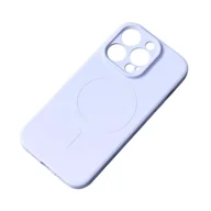 Etui i futerały do telefonów - Silikonowe magnetyczne etui iPhone 13 Pro Silicone Case Magsafe - jasnoniebieskie - miniaturka - grafika 1