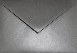 Koperty ozdobne perłowe C6 NK szare Aster Metallic Grey 120g 25 szt. - na zaproszenia ślubne kartki okolicznościowe vouchery - Kartki okolicznościowe i zaproszenia - miniaturka - grafika 1