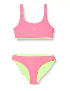 4F JUNIOR Bikini Set dla dziewczynek, Światło zielone, 158-164 - Kąpielówki męskie - miniaturka - grafika 1