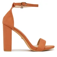 Sandały damskie - Sandały DeeZee E998-4 Pomarańczowy - miniaturka - grafika 1