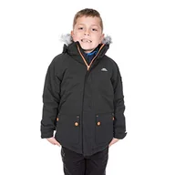Kurtki i płaszcze dla chłopców - Trespass dziecięca kurtka holsey parka wodoodporny, czarny, 11/12 MCJKRAM20004_BLK11/12 - miniaturka - grafika 1
