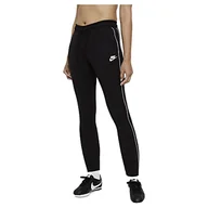 Spodnie damskie - Nike Damskie spodnie kompresyjne W Nsw Jogger Mlnm Flc Mr czarny/(biały). S CZ8340-010 - miniaturka - grafika 1