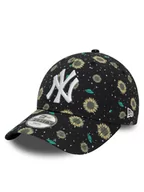 Czapki dla dzieci - New Era Czapka z daszkiem Kids Floral Aop 940 Ne 60503478 S Czarny - miniaturka - grafika 1