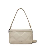 Torebki damskie - Calvin Klein Torebka Diamond Quilt Camera Bag W/Pkt K60K612907 Beżowy - miniaturka - grafika 1