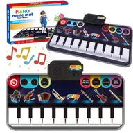 Zabawki interaktywne dla dzieci - Mata Muzyczna Taneczna Interaktywna Pianino Dźwięk Instrumenty Dla Dzieci - miniaturka - grafika 1