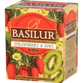 Kawa w kapsułkach i saszetkach - BASILUR BASILUR Herbata Magic Fruits Truskawka i kiwi w saszetkach 10x2g WIKR-993279 - miniaturka - grafika 1