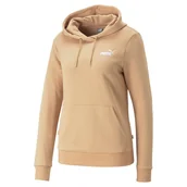 Bluzy damskie - Bluza z kapturem damska Puma ESS+ Embroidery beżowa 84833289-XL - miniaturka - grafika 1