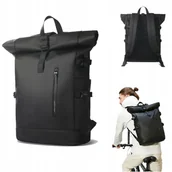 Torby na laptopy - Plecak męski Jakość Premium wodoodporny zwijany Na laptop 15.6 bagaż - miniaturka - grafika 1