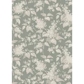 Tapety - Tapeta kwiaty niebieskoszarymIróżowym - 53 cm x 10.05 m - BORASTAPETER - miniaturka - grafika 1