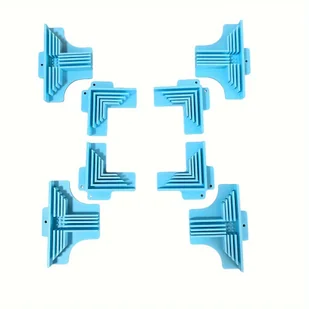 TEMU 8 szt./Zestaw Zacisków Narożnych - Przyrząd do Trzymania Narożników Pudełek z Kartonu, Narzędzie do Robienia Pudełek i Rękodzieła - Idealne dla - Rękodzieło - miniaturka - grafika 1