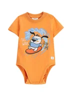 Body dla niemowląt - Coccodrillo Body dziecięce WC5112202HBN Pomarańczowy - miniaturka - grafika 1